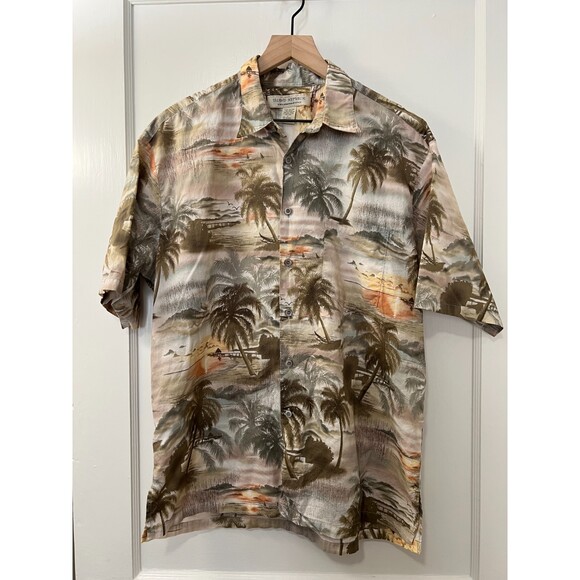 Island Republic Hawaiian Short Sleeve Shirt - Men's L - Picture 1 of 9